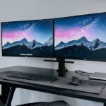 Wallpaper Minimalis Dual Monitor Buat Setup Estetik