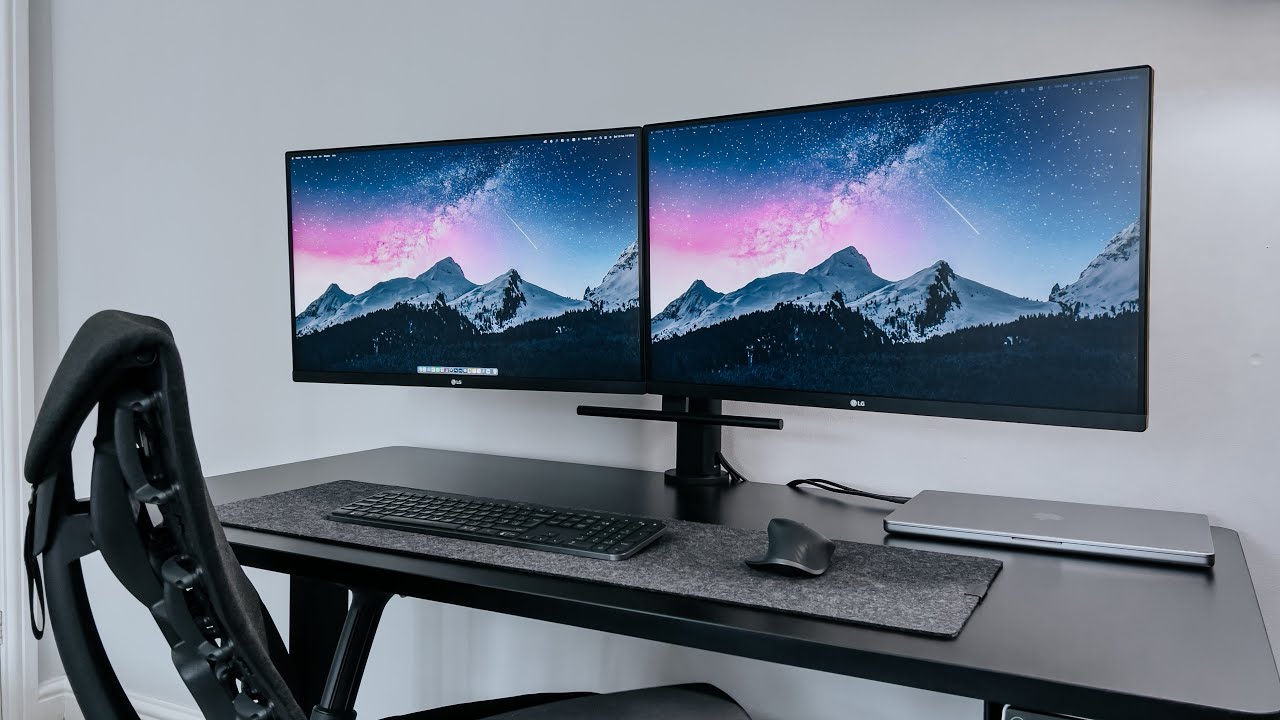 Wallpaper Minimalis Dual Monitor Buat Setup Estetik